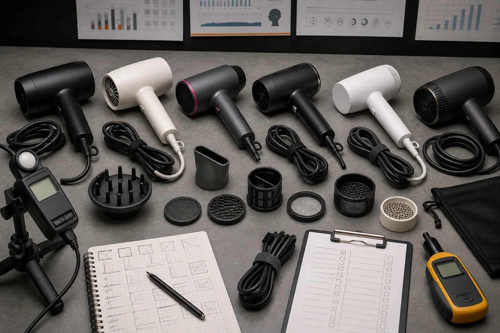 Editorial image for Compact Hair Dryers: Wattage Is a Circuit Number, Heat and Speed Are Separate Controls.
