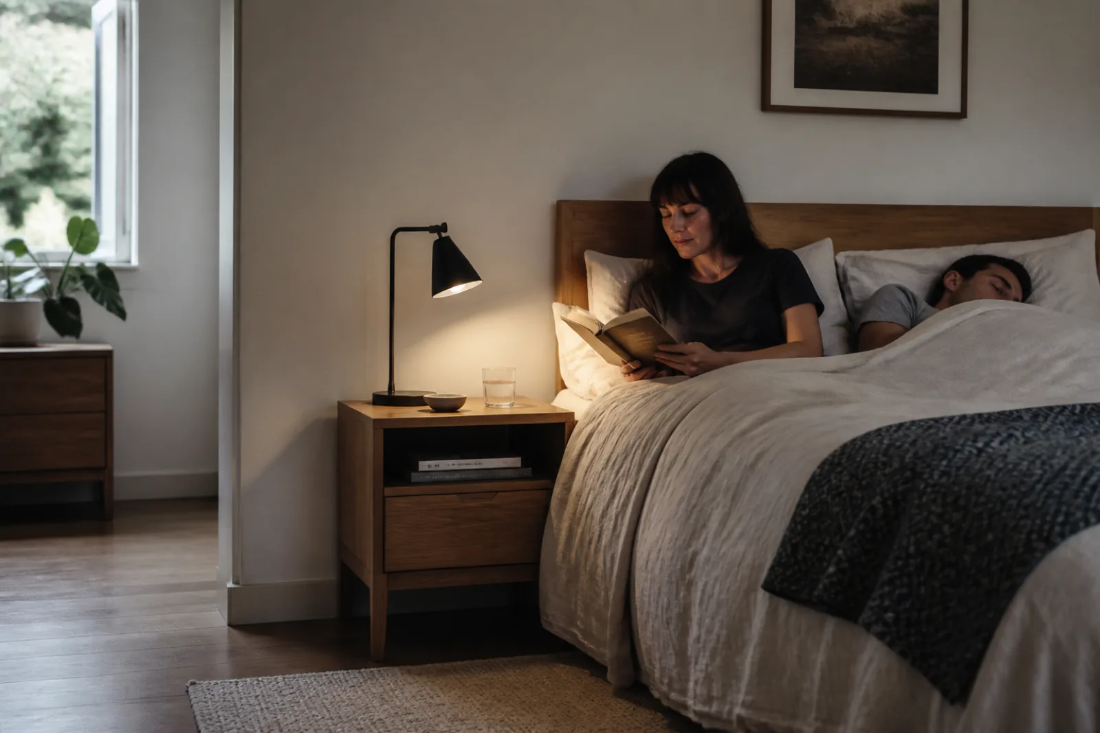 Editorial image for How to Choose Bedside Lighting That Won't Wake Your Partner or Keep You Up.