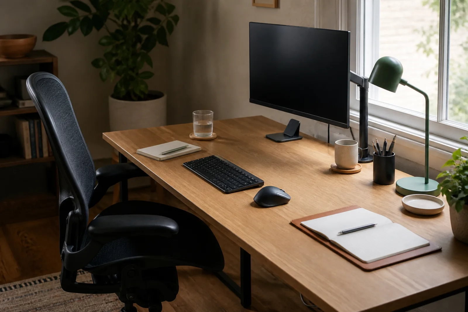 Editorial image for How to Make a Desk Easier to Use After the Chair Is Already Right.